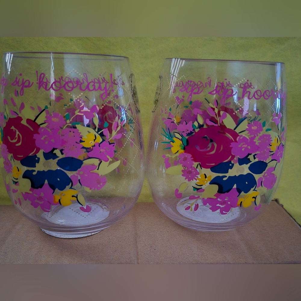 The Pioneer Woman Pink and Yellow Floral Party Decorations Set Of 2